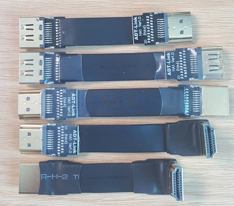 A1 HDMI 2 0 A Male to FPV Mini Micro экранированный FPC плоский кабель 4k 60Hz 5 см м для мультикоптера