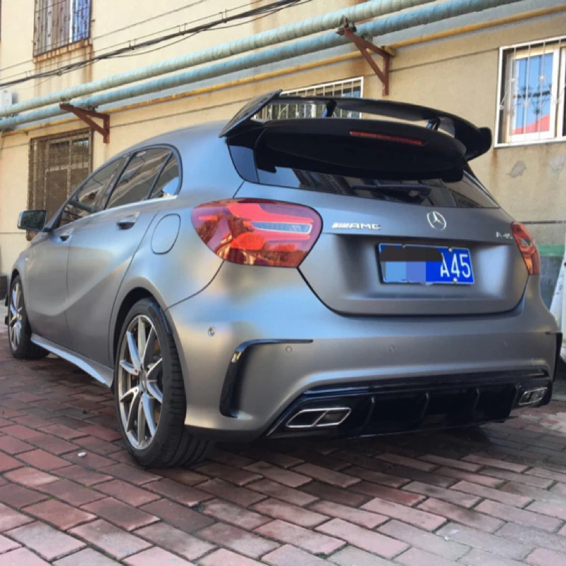 Для Mercedes Benz A класс W176 A160 A180 A200 A250 A45 AMG хэтчбек 5 дверей 2013- ABS Пластик задний спойлер крыло, крышка багажника