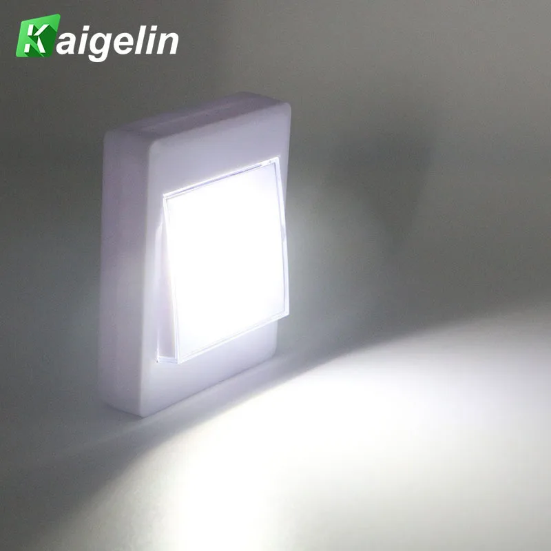 

Ultra Bright Mini LED Night Light COB Wireless Wall Lamp With Switch Flashlight Home Portable Cabinet Light Emergency Lighting