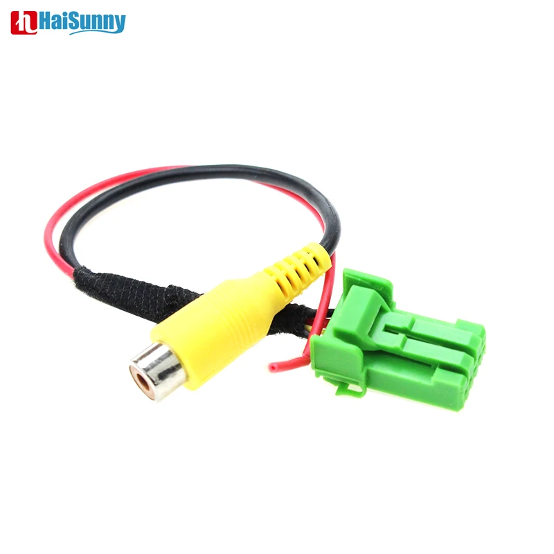 

HaiSunny Parking Rear View Camera RCA Video Plug Reverse Convert Cable Adapter For Suzuki Vitara Swift Sx4 Original TFT Screen