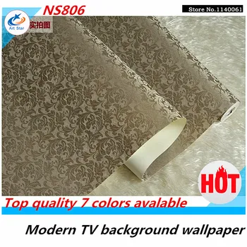 

Coffee color five color wallpaper 2016 new Patten bedroom wallpaper roll