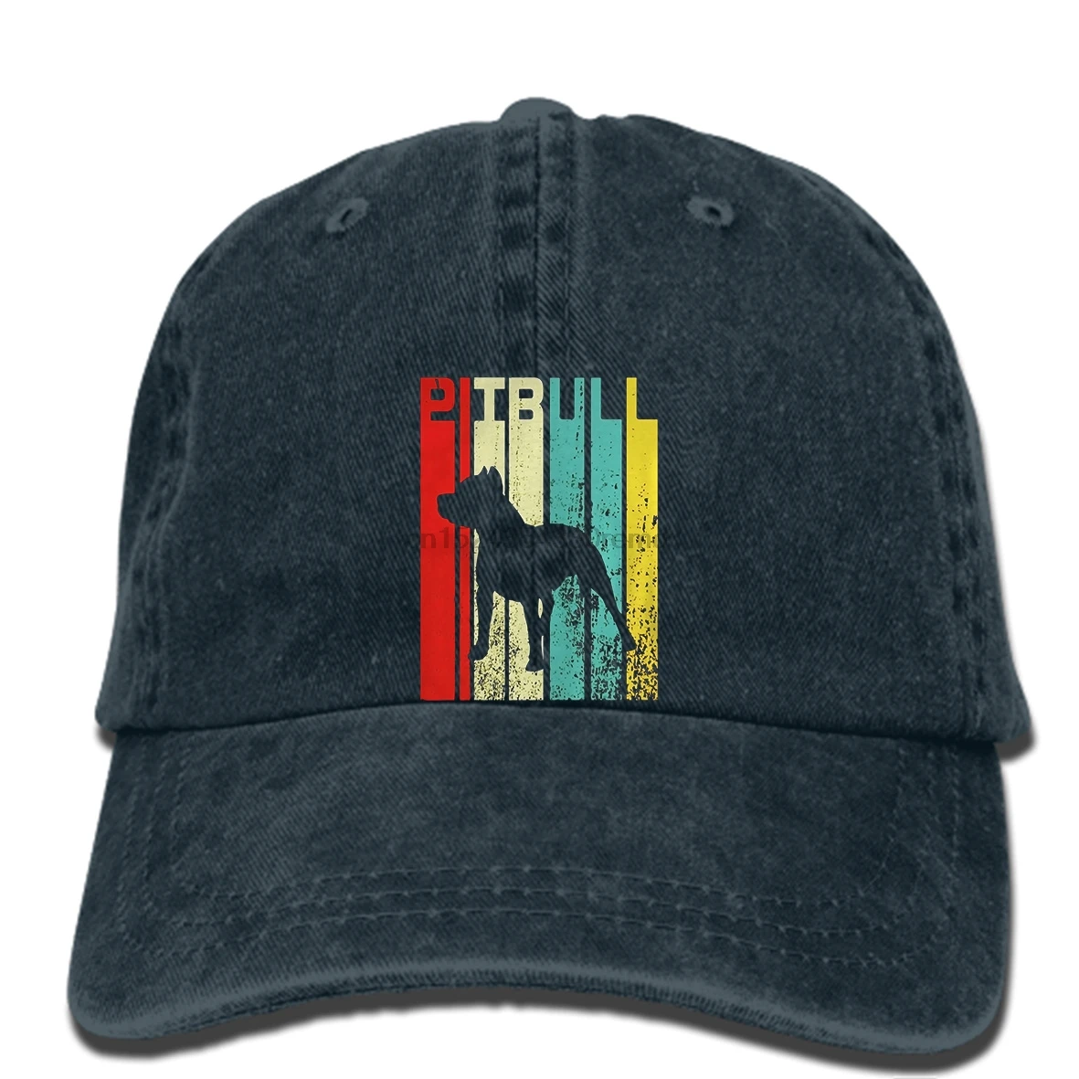 hip hop Baseball caps Funny Men hat Women novelty Pitbull Dog Vintage