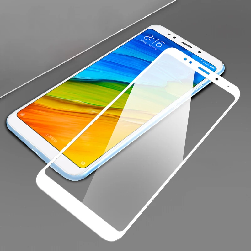 Xiaomi Redmi 5 Plus Защитная пленка для экрана 9 H 3D Edge полное покрытие переднее закаленное
