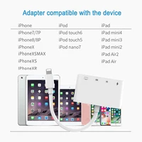 ים עבור 4 ב 1 SD TF כרטיס מצלמה Reader חיבור ערכות OTG מתאם עבור ברק ל- USB 3 מצלמה Reader עבור iPhone -ים X 8 8pls עבור iPad (5)