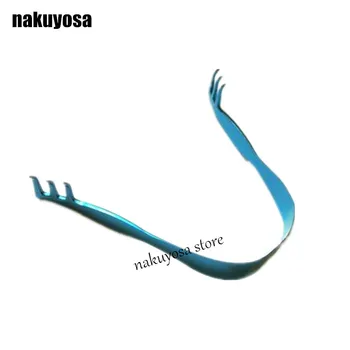 

Undjustable Medical Ophthalmic Instruments Titanium microsurgical retractor 3 * 3 tooth sac eyelid retractors stretcher device