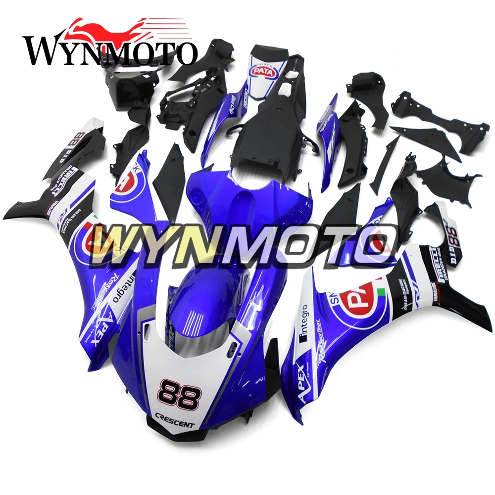 

Complete Fairings Kit For Yamaha YZF1000 2015-2016 R1 Year 15 16 Injection ABS Plastics Cowlings Bodywork Frames Blue Fairings