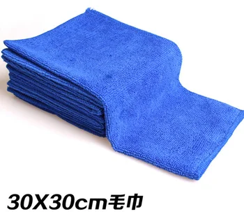 

by DHL 2000pcs Towel 30*30cm Soft Microfiber Cleaning Car Auto Wash Dry Clean Polish Cloth new hot wholesale motocycle bike