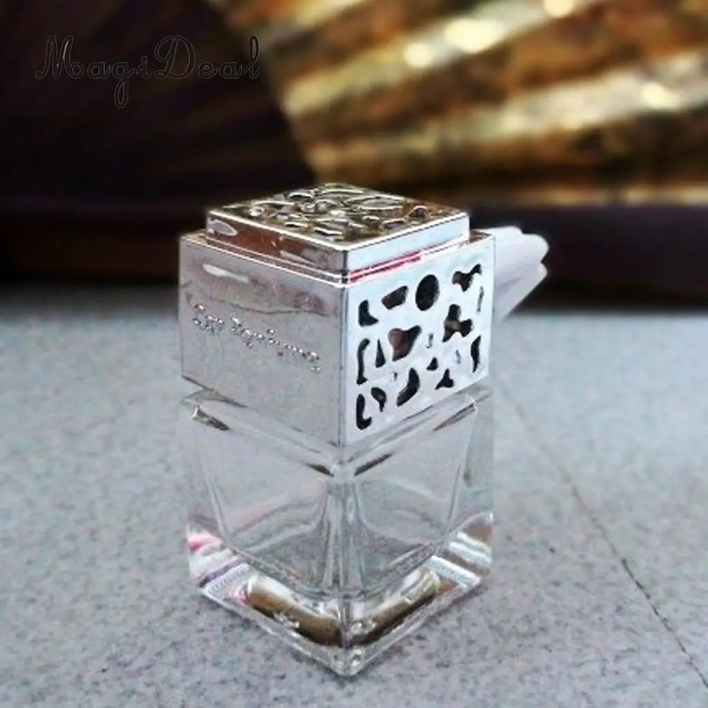 Vintage Car Interior Diffuser Bottle Favours Air Freshner Scented Atomizer Container Case Glass Atomizer Set	