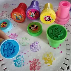 10 шт. дети мультфильм Stamper для маленьких детей на заказ обучения пластик резиновая автоматические печати игрушечные лошадки