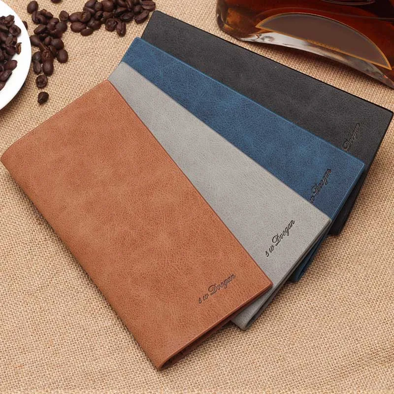 

Fashion Men Long Wallets Purse Storage Bag PU Vintage Ultra-thin Soft Durable For Coin Money Cards WML99