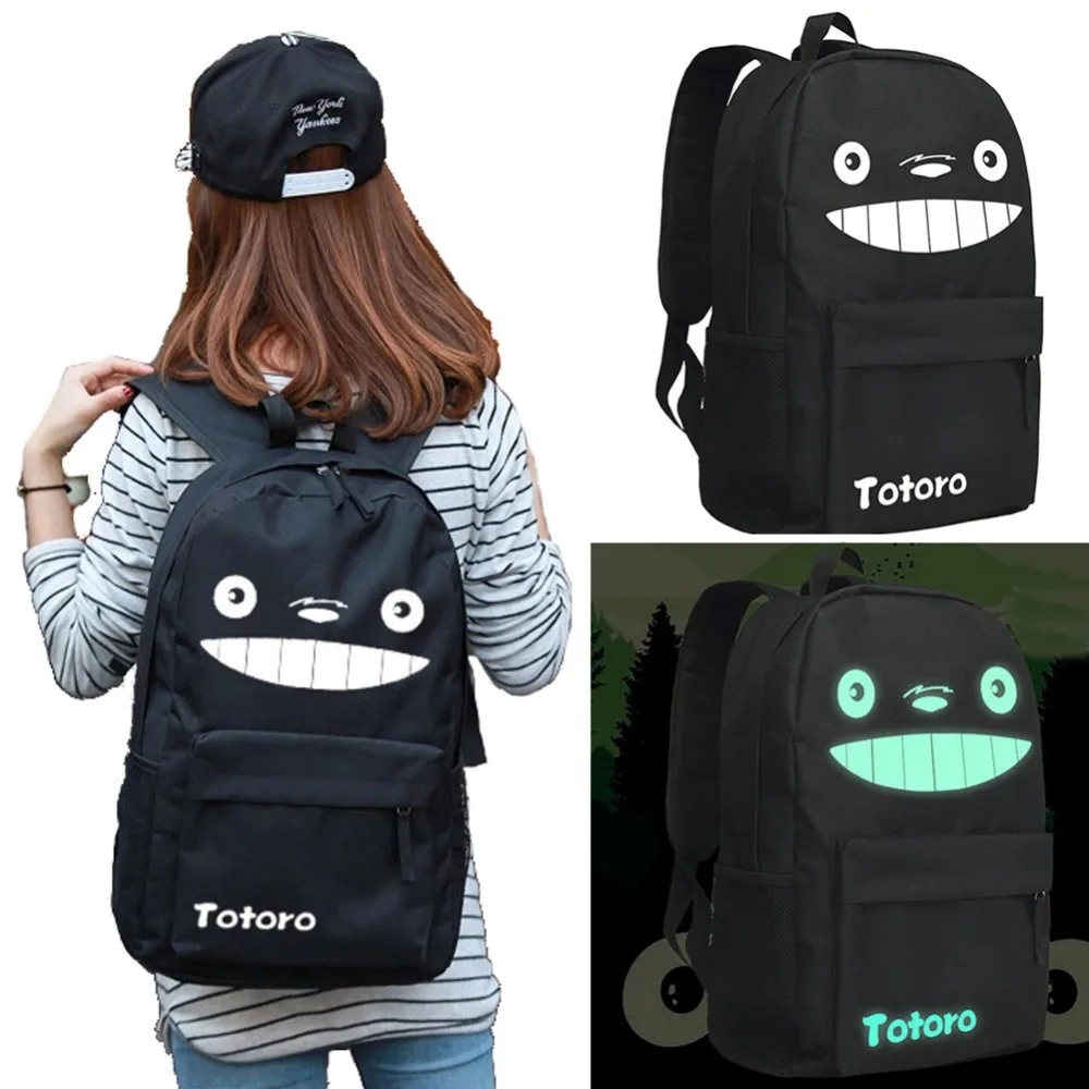 

MeanCat Japan Manga Luminous Totoro Backpack for Boys Girls Shoulder Bag