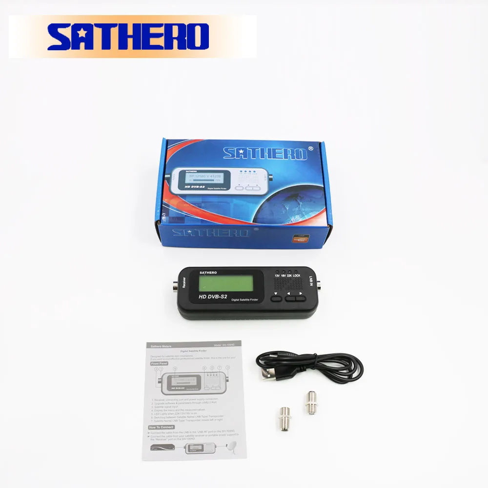 Satellite Finder Portable High Definition Digital Sat Programs Meters SH-100HD