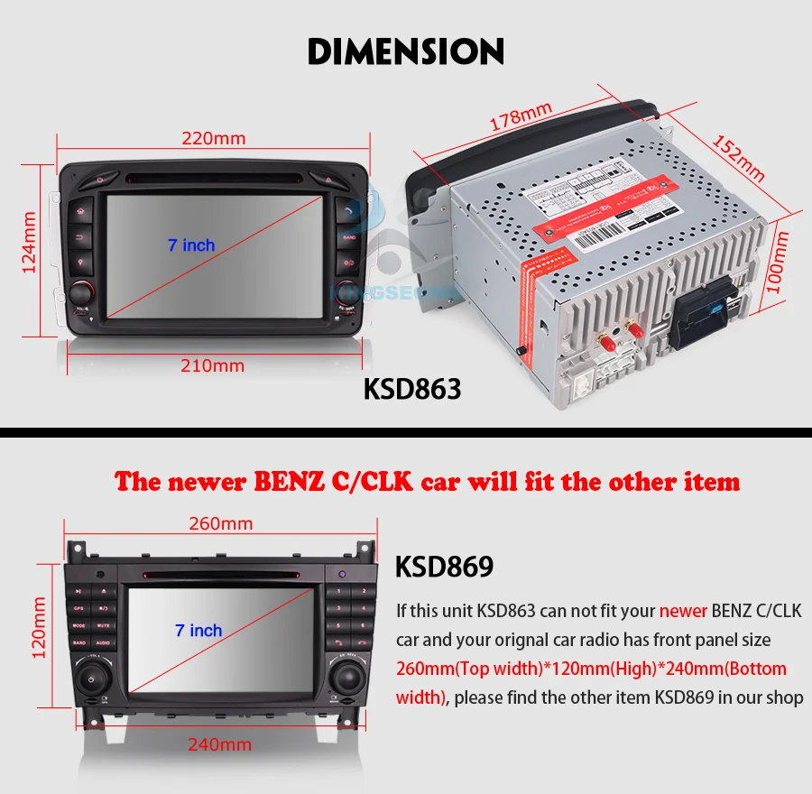 Discount Android 9.0 DAB+ Autoradio Sat Nav DVD GPS Car stereo for Mercedes Benz C/G/CLK class W203 W209 Viano Vito WiFi DVR OBD 20