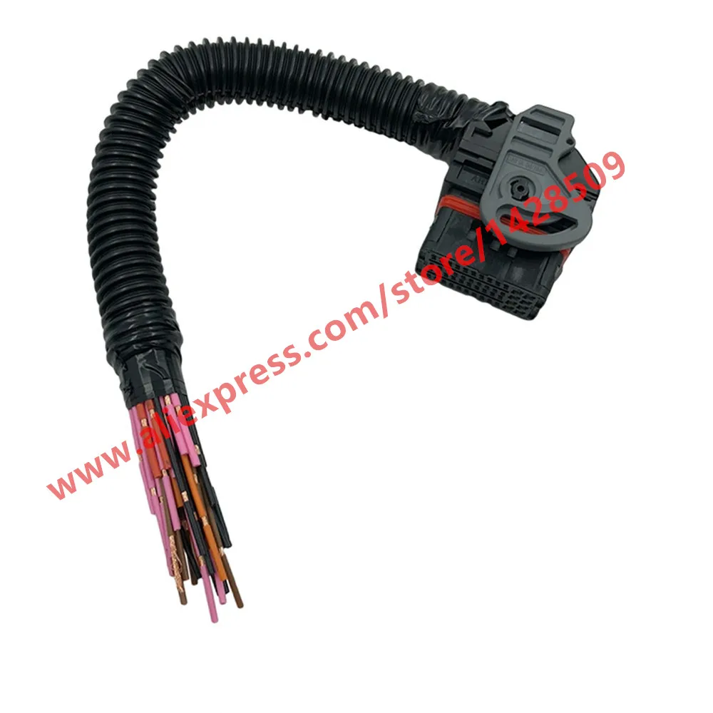 

48 Pin Auto Urea Pump DCU Plug Computer Board Connector Post-Treatment Urea Pump ECU Socket With Cables