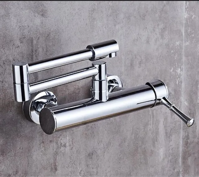 Best Offers Kitchen Faucet Wall Mounted Single Handle Chrome Finish Brass Kitchen Tap Bathroom Sink Faucet Kitchen Foldable Bathroom Mixers Best Offers Kitchen Faucet Wall Mounted Single Handle Chrome Finish Brass Kitchen Tap Bathroom Sink Faucet Kitchen Foldable Bathroom Mixers