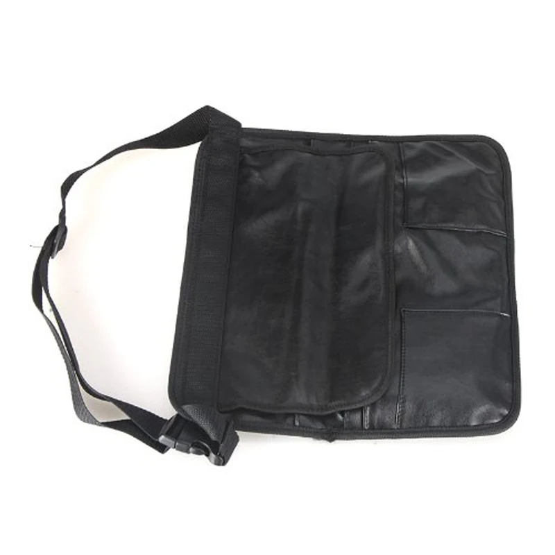 Профессиональная косметическая сумка для кистей из искусственной кожи 21 карман с 3 большими отделениями сумка для кистей для макияжа Фартук с ремнем для художника Органайзер