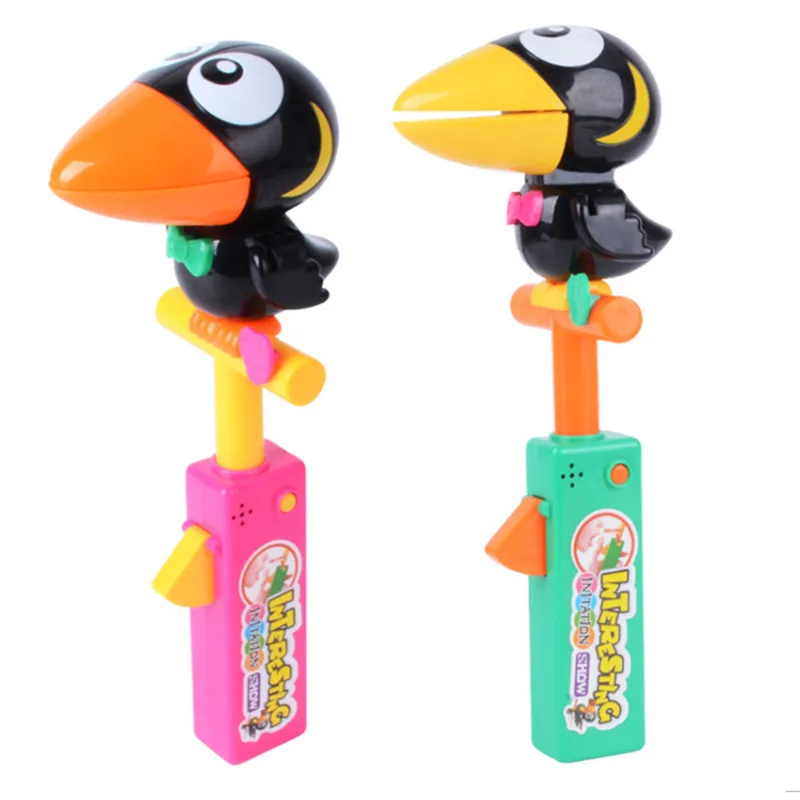 

Kids Fun Toy Recording Voice Vocal Toy Recording Tongue Bird Big Mouth Bird Vocal Sound Educational Toy