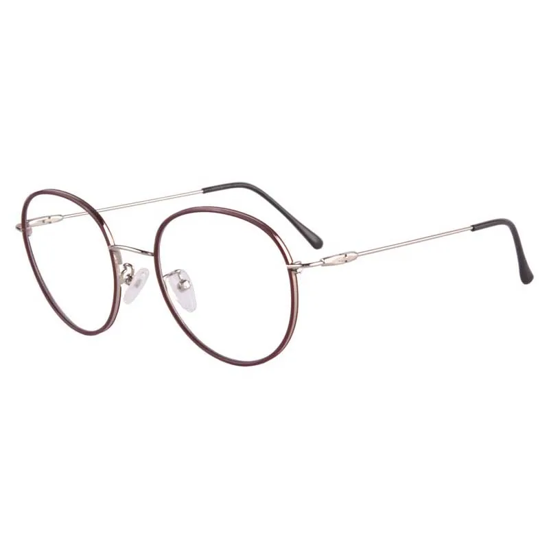 SHINU "кошачий глаз" металлические очки анти синий луч Рецептурные очки прогрессивные многофокусные линзы многоцветные опционально