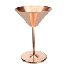 180 мл, чашка мартини из нержавеющей стали, медное покрытие, бокал для вина, es, коктейльное бокал для шампанского, свадебные украшения для вечеринки, аксессуары для бара