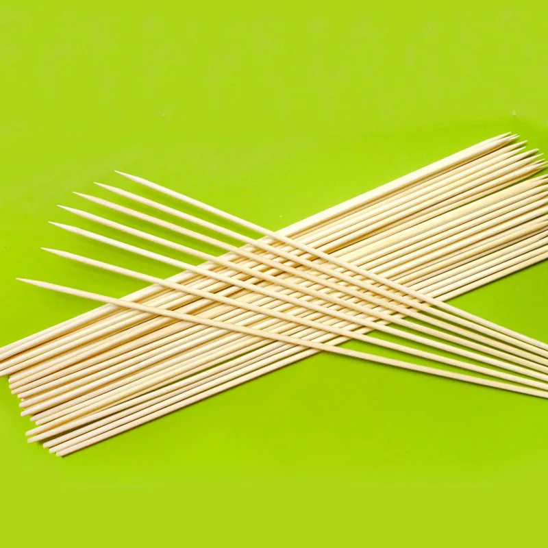 100 шт 40 см* 6 мм бамбуковые деревянные шпажки для барбекю спиральные торнадо картофельные шампуры бамбуковые палочки для барбекю из натурального дерева набор шампуров для барбекю