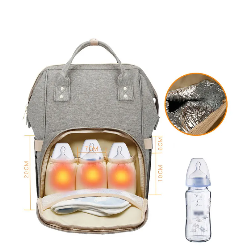 Водонепроницаемый Большой Вместительный рюкзак для мам, дорожный рюкзак для кормления, сумка для ухода за ребенком, женские сумки для подгузников Mochila Mamae