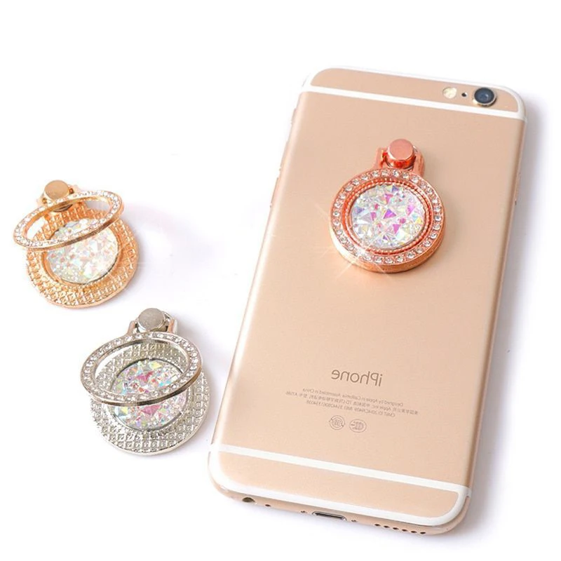 Finger Ring Phone Holder Bling Diamond SmartPhone Stander For iPhone Samsung Universal Stents mobile phone Mount (2)