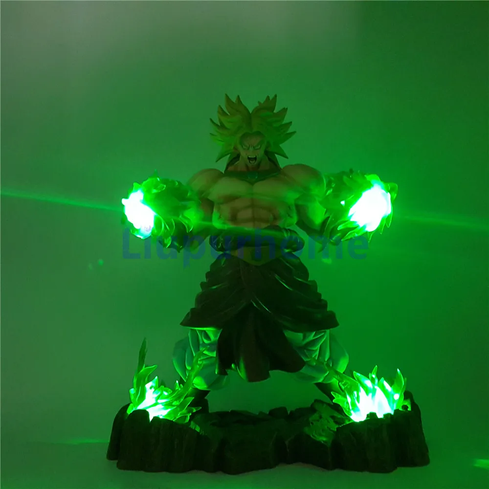 Broly светодиодный светильник фигурки супер сайян Жемчуг дракона Зеленый Декор