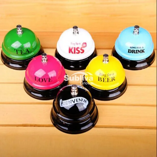 

Colorful Desk Kitchen Hotel Counter Reception Restaurant Bar Ring for Service Call Bell