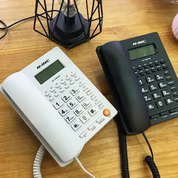 

Home Office Hotel Desk Corded Telephone Caller ID LCD Display Landline Phone