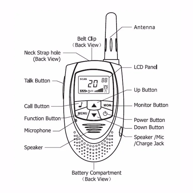 walkie talkie 228-17