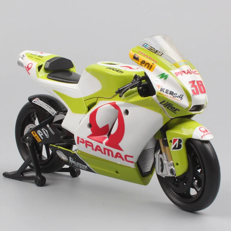 1/12 весы мини newray Pramac гоночной команды Desmosedici поездок на мотоцикле ducati GP10 2010 №36 Мика Каллио транспортных средств moto велосипед литья под давлением модель игрушки GP