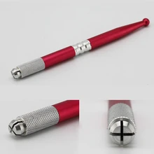 10 шт ручной татуаж ручная Татуировка бровей ручка 3D микроблейдинг бровей ручка