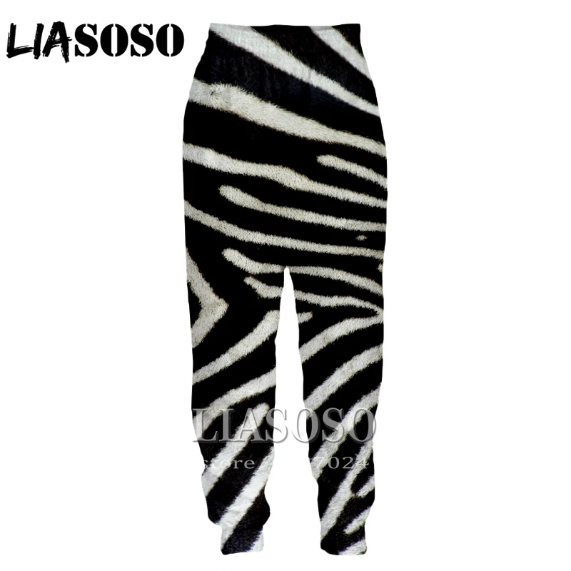 LIASOSO, 3d принт, для мужчин, Лев, забавные, для женщин, животные, мех, полная длина, спортивные штаны, для бега, Зебра, штаны, аниме, повседневные, тигр, топ, брюки, E265 - Цвет: 5