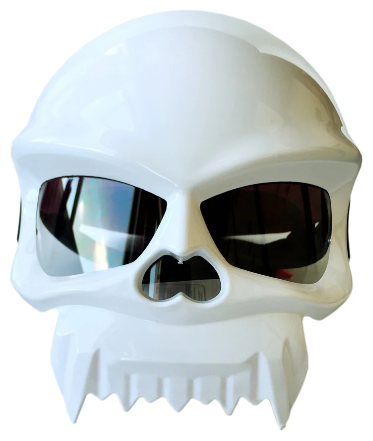 

Masei 429 Skull motorcycle helmet Vintage Retro Motorbike capacete Half Face cascos Moto casque DOT approval