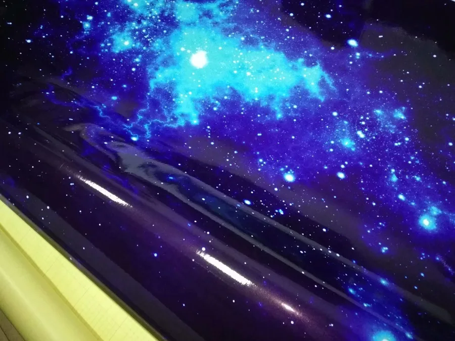 

Blue galaxy Graphics CAMO VINYL Car Wrap camouflage stickers Use for car / bike boat .. With Air Bubble Free PROTWRAPS