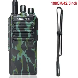 Abbree AR-25W портативная рация 4000 мАч батарея UHF 400 мГц 480 выходная мощность 25 Вт 10 Вт 5 Вт 10 км Диапазон + тактическая антенна двухстороннее радио