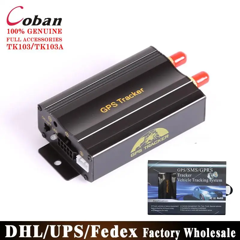 DHL/FEDEX 10 PCS Coban Car GPS Tracker GSM GPRS Vehicle Tracker Device