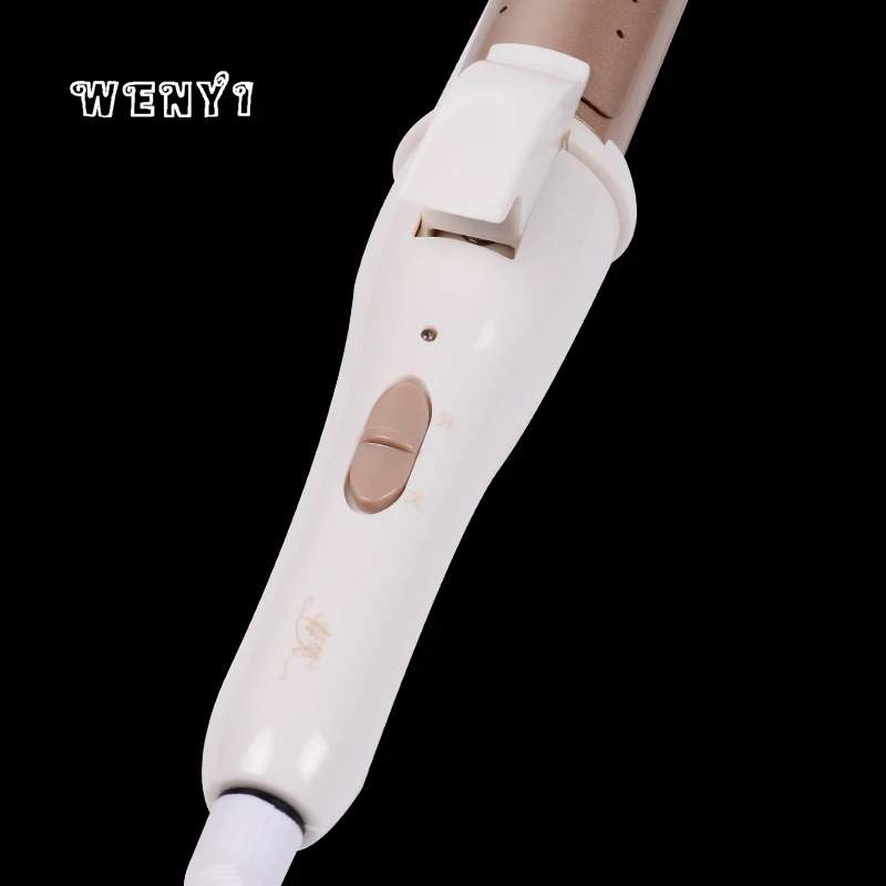 Wenyi мини Плойка для волос золотые ролики завивки Керамический выпрямитель