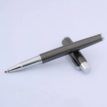 

metal Gun gray With new Silver Arrow Clip Trim Rollerball Pen