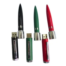 hot multi function ball point external memory u disk personalized usb pen drive with pen for