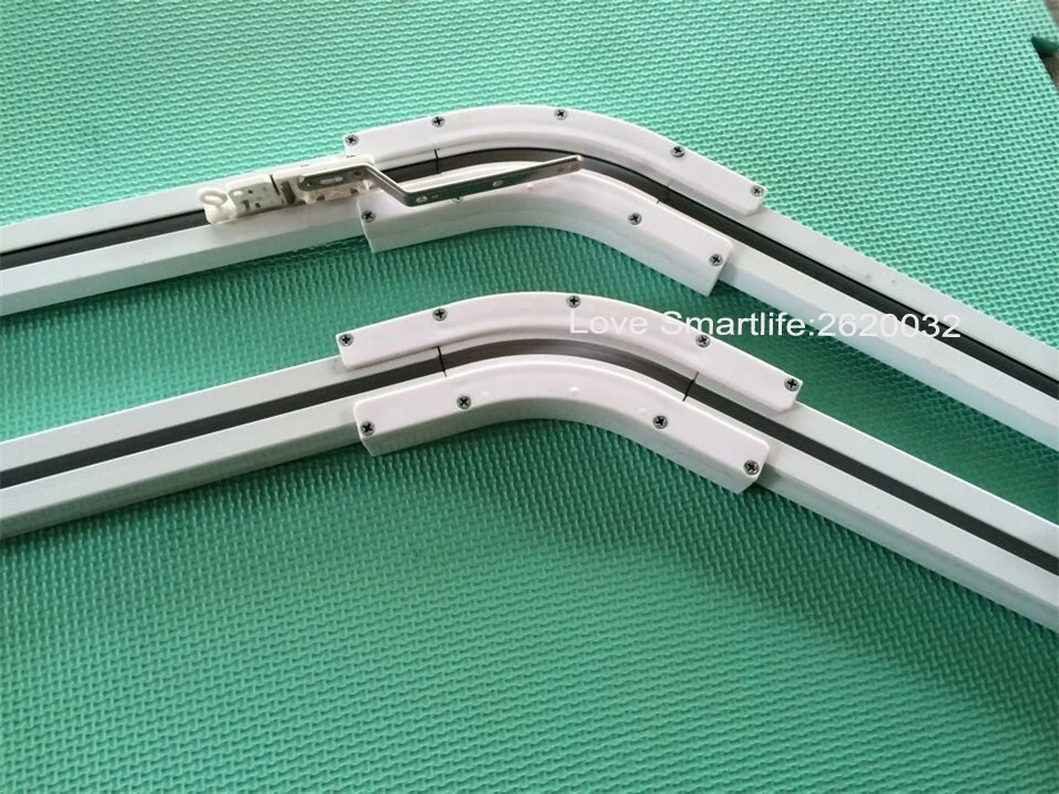 High Quality Dooya 90135 Degree Electric Curtain Track Rail Joint Bracket Connector for U Type L Type Window Track Accessories-6