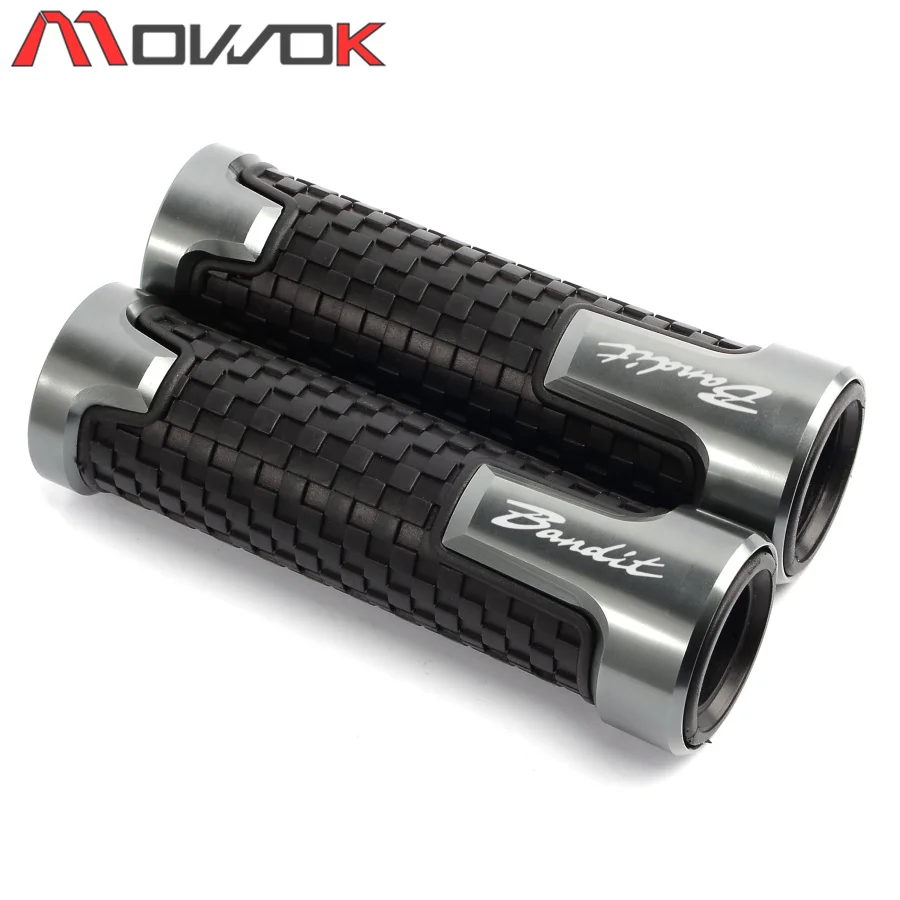 Вспышки руль мотоцикла ручки 7/8 &quot22 мм для SUZUKI Bandit 1250 250 400 650 GSF650 bandit 1200 BANDIT250|Ручки