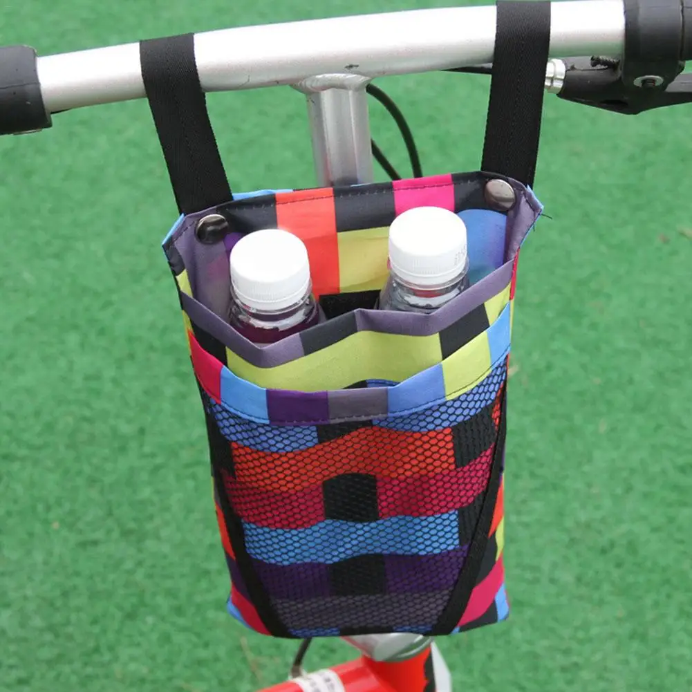 Flash Deal Bicycle Storage Bag Bicycle Storage Small Bag Front Mobile Phone Cup Bag Bicycle Canvas Organizer Riding Accessories 9