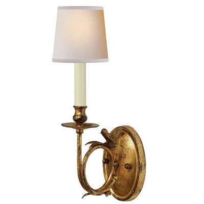 

American country vintage iron wall lamp bedroom bedside European style garden villa wall lamp
