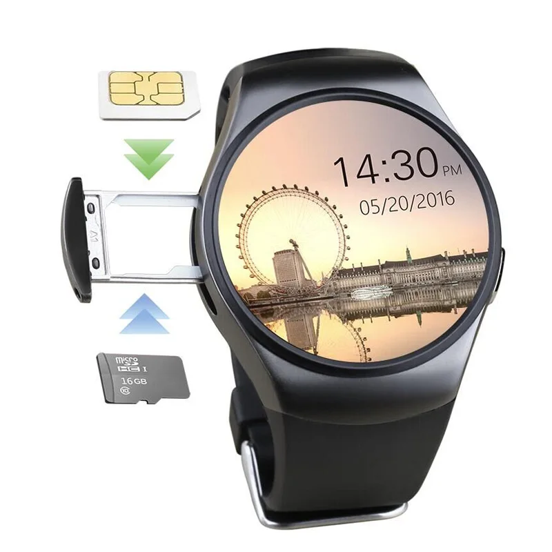 Смарт часы TimeOwner KW18 Android монитор сердечного ритма фитнес трекер умные с sim картой TF