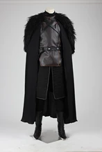Game of Thrones Cosplay Costume Superhero Jon Snow Outfit A song of ice and fire Halloween Costumes For Men Customized Full Set