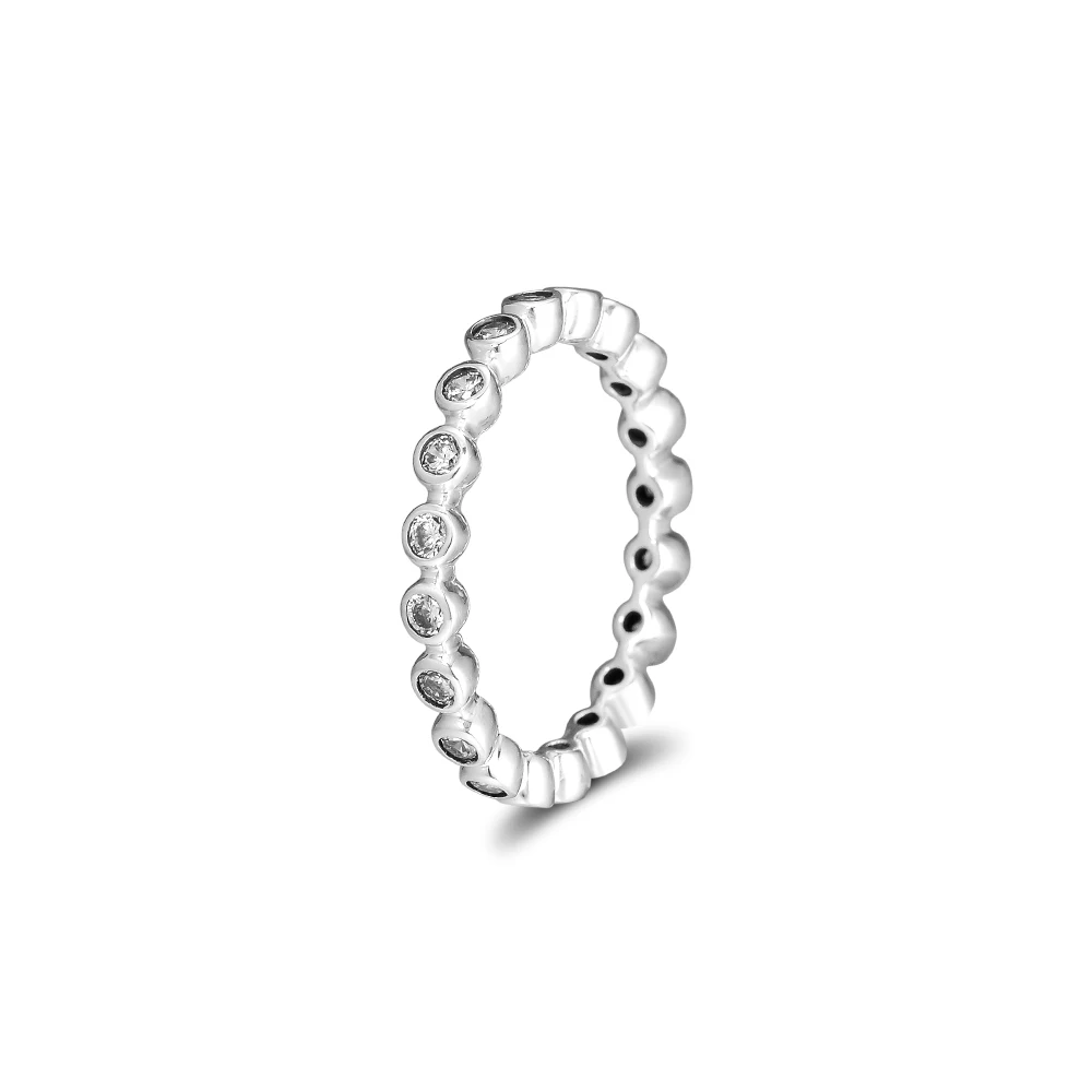 

Large Round Eternity Rings 925 Sterling Silver Jewelry Free Shipping