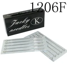 6F одноразовые стерильные иглы для татуировки, 50 шт в наборе, тонкие туфли на плоской подошве с стерильные татуировки иглы для татуировки расходные материалы для машин для боди-арта