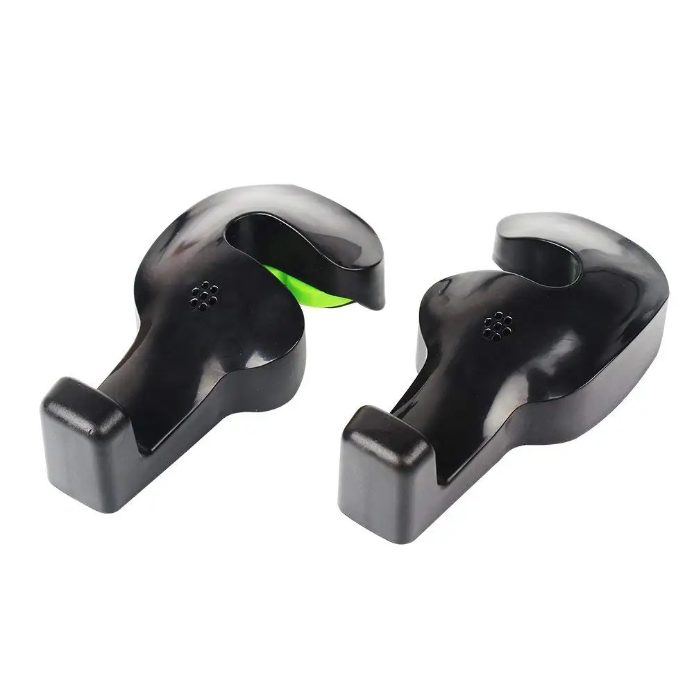 

2 pcs Car Back Seat hook Hanger Headrest Hooks Clip Auto Seat Back Organizer Holder Purse Bag Holder Car Interior Accessories