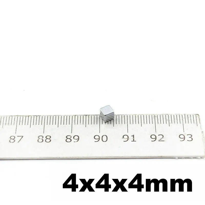 Блок Магнитные кубики 4x4x4 мм Точность неодимовые Сенсор магниты N42 мощный микро постоянный волшебный магнетизм куб головоломка 200 шт